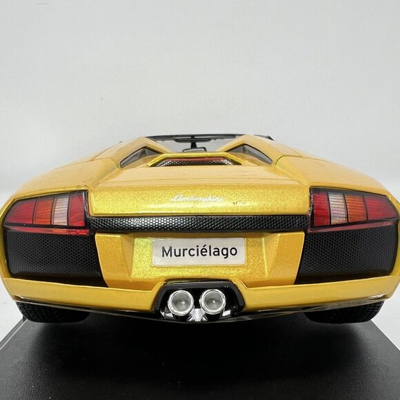 Maisto Lamborghini Murciélago Roadster 1:18 Yellow Convertible Collectable - Picture 14 of 15